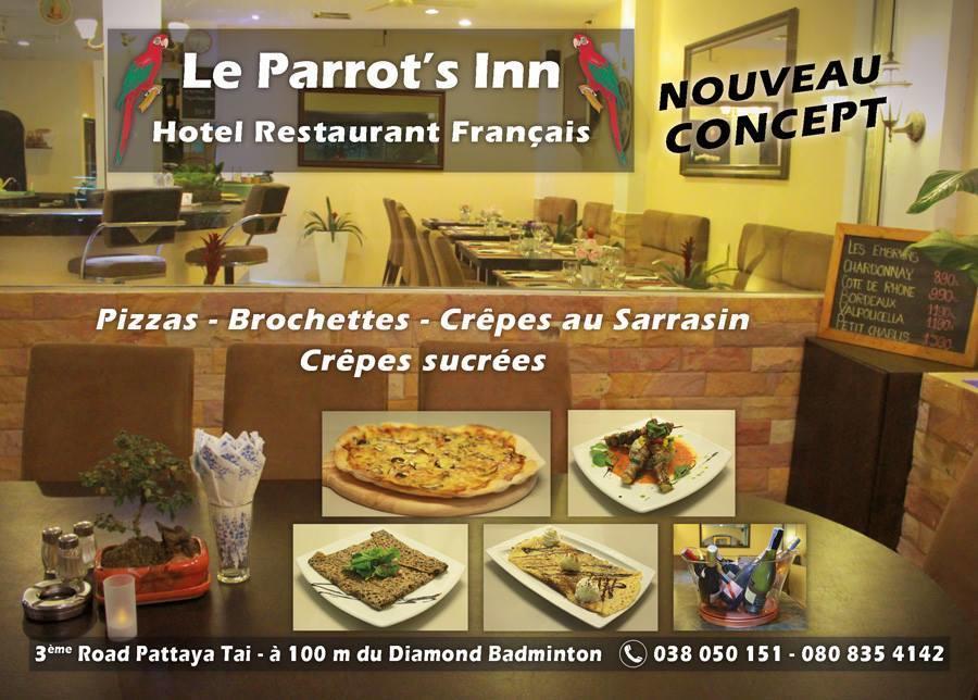 Le Parrots-Inn Haat Jomtien Eksteriør bilde